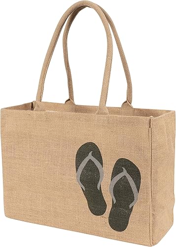 Miniatura 1 de Bolsa KAF Home para ir al mercado, de yute, con asas