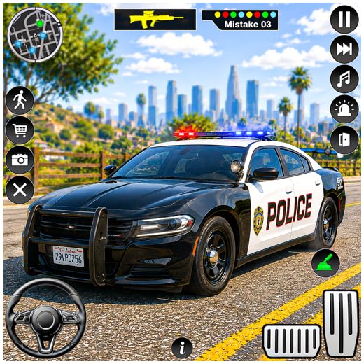 Police Pursuit Highway Car Chase Simulator Adventure