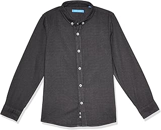 قميص كاجوال باكمام طويلة للاولاد من ناجا اوم، لون كافيه تشاني، 04 سنوات