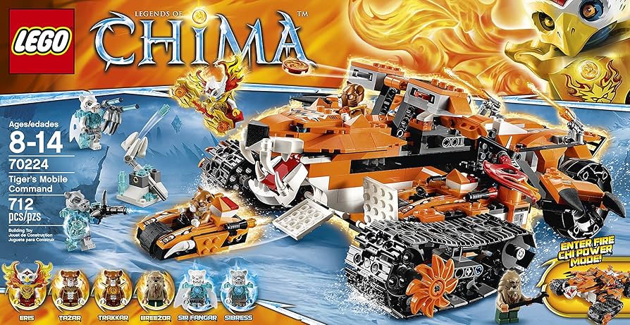 Amazon.co.jp: LEGO Chima Tiger's Mobile Command Block : おもちゃ