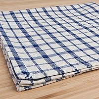 Vista 4 de Now Designs Second Spin Belle - Servilleta a cuadros, 85% algodón reciclado, 15% poliéster reciclado, 20 ancho x 20 largo, juego de 4