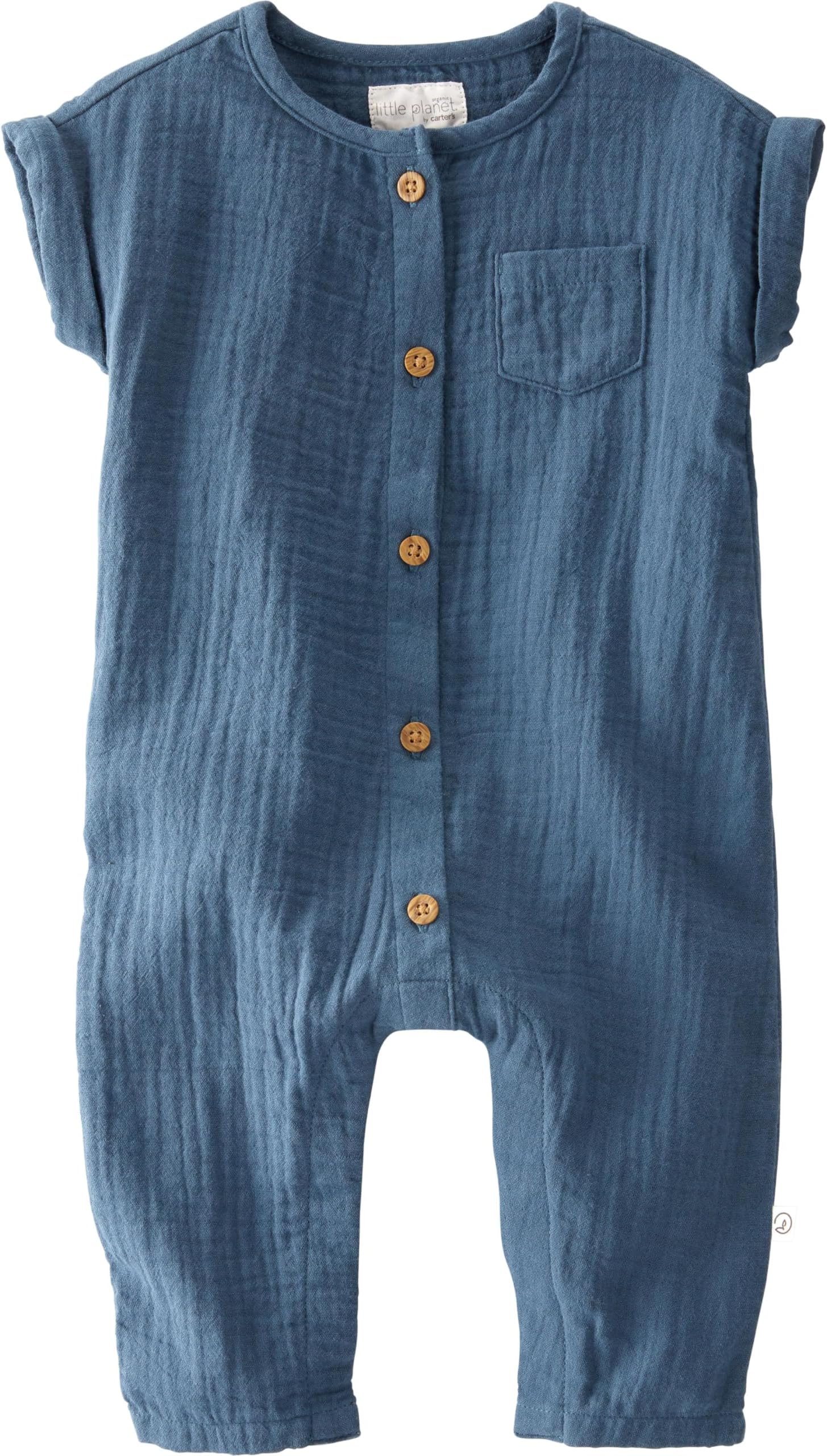 little planet by carter's unisex-baby Jumpsuit Made With Organic Cotton