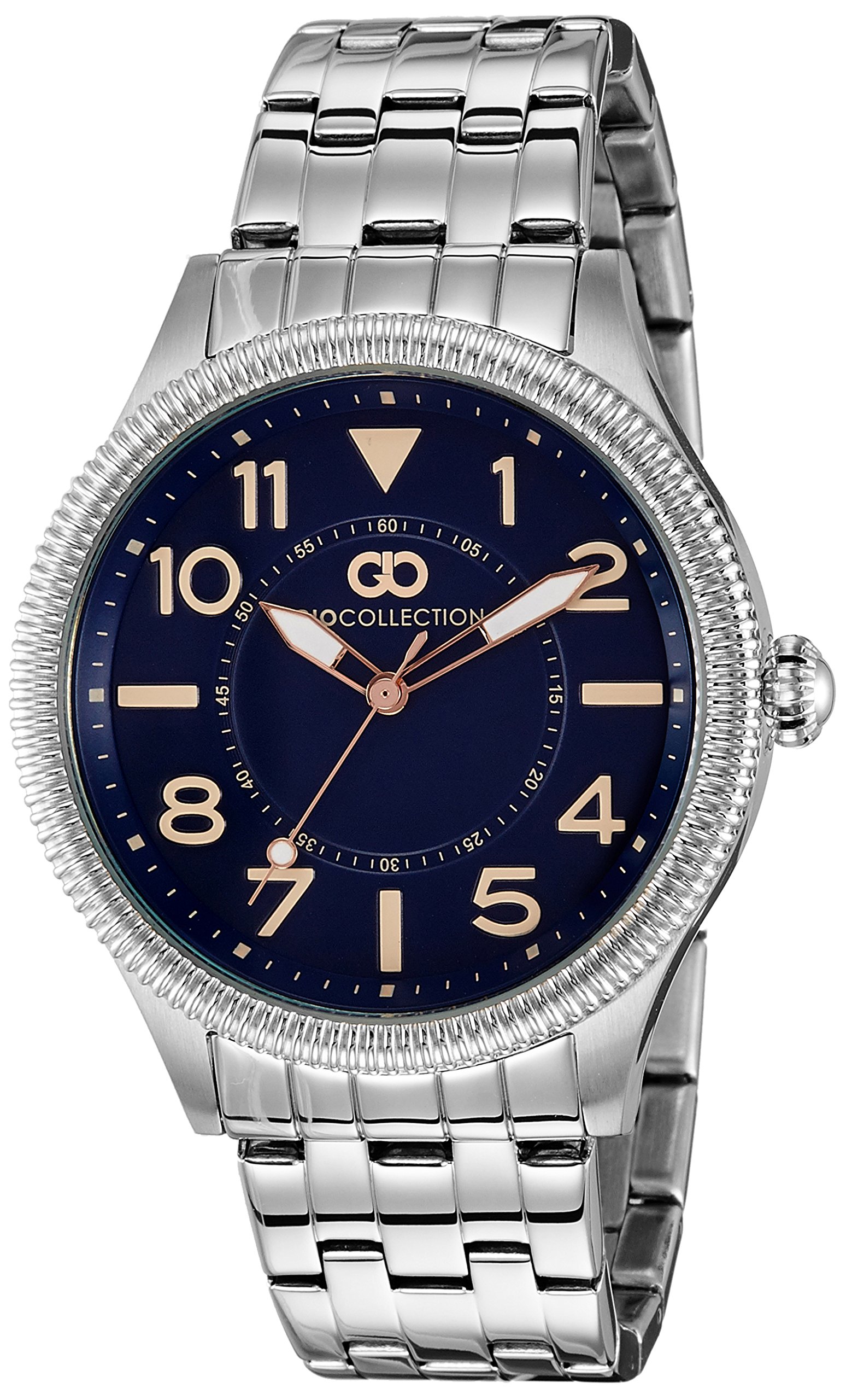 Gio Collection Analog Blue Dial Mens Watch - G1005-77 (B01ALISF84) Amazon Price History, Amazon Price Tracker
