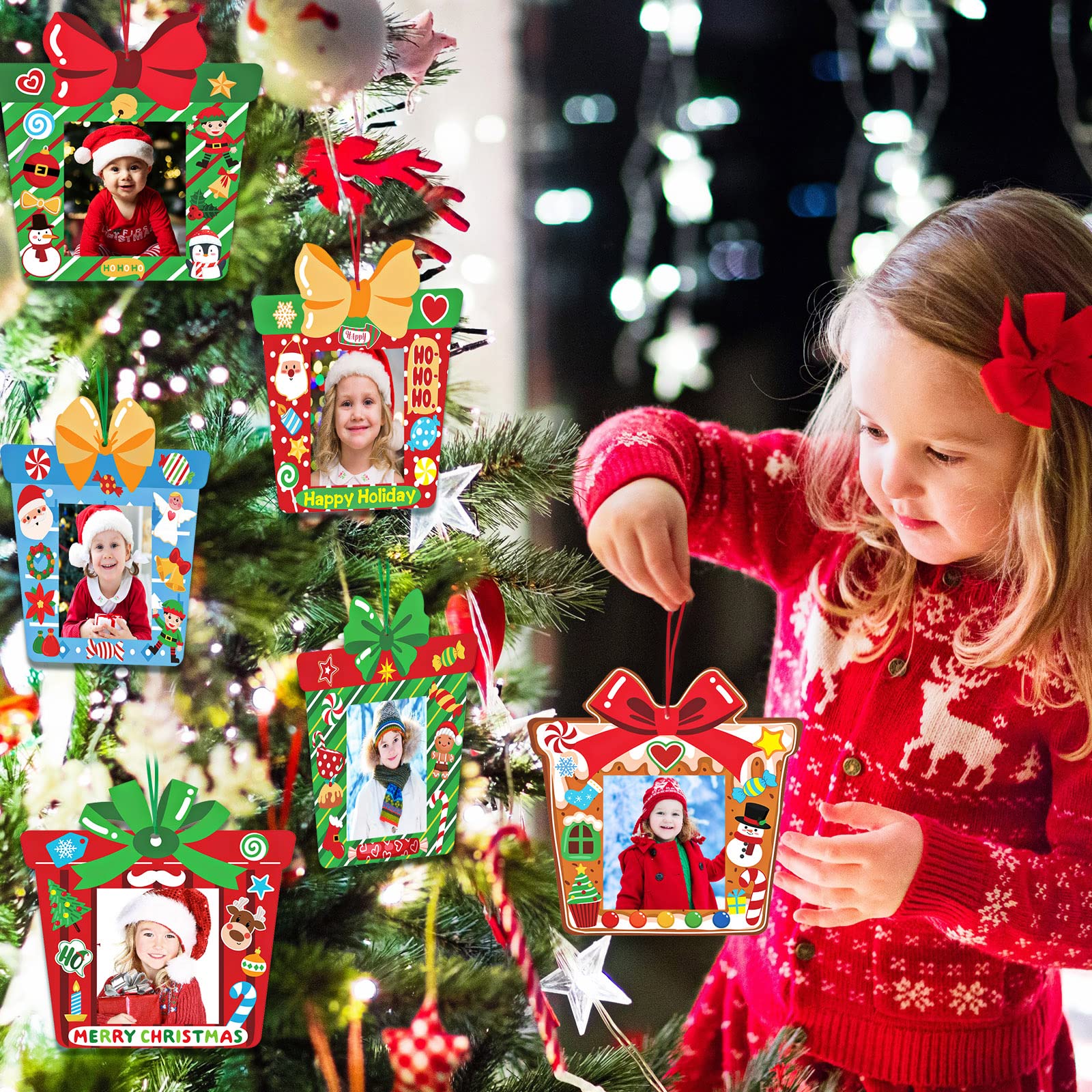 Funrous クリスマス 写真フレーム オーナメント プレゼント