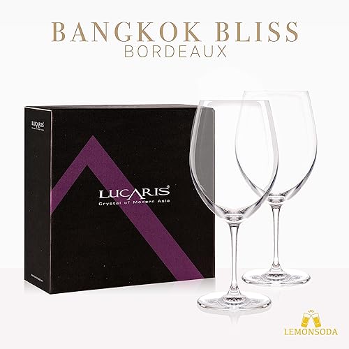 Miniatura 9 de LEMONSODA Copas de vino prémium (Desire Robust Red), copas para Pinot Noir, Merlot, Cabernet Savignon (2 unidades)