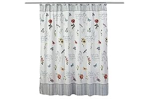 SKL Home Inspirational Meadow Shower Curtain: A Tapestry of Tranquility and Motivation