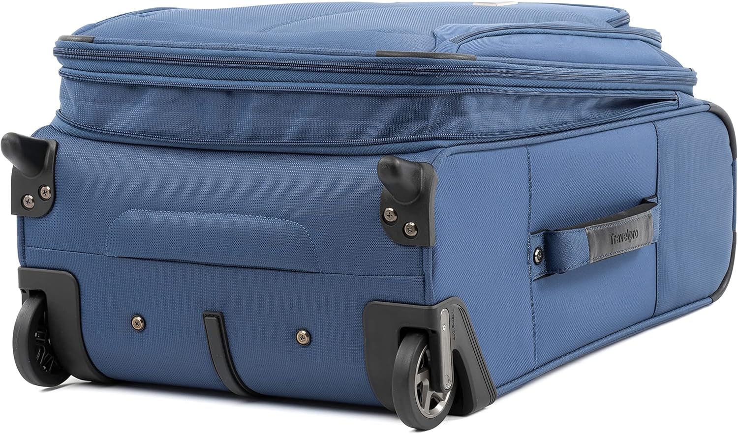 review Travelpro Tourlite Softside Expandable Upright 2 Wheel Luggage, Lightweight Suitcase, Men and Women, Blue, Carry-On 22-Inch