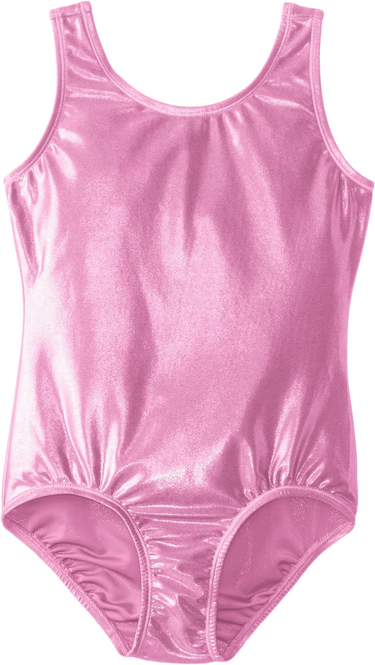 Danskin Girls' Gymnastics Solid Sparkle Leotard