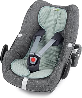 Liebes von priebes Sitzauflage Lola für Babyschalen Gruppe 0 mit Easy-out Gurtsystem | kühlt durch Luftzirkulation | Alternative zum Sommerbezug |atmungsaktiv&waschbar