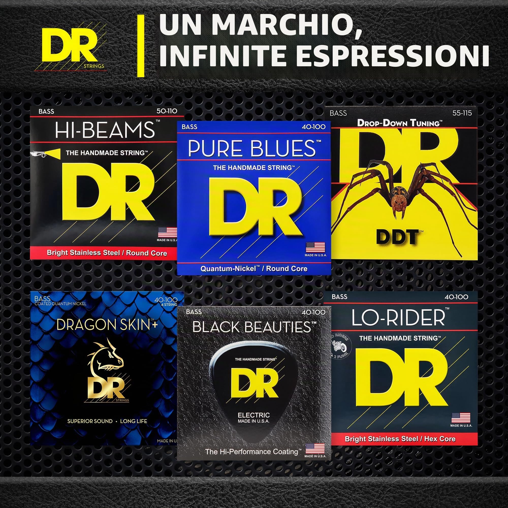 DR String MLR-45 Hi-Beam Set di corde per basso