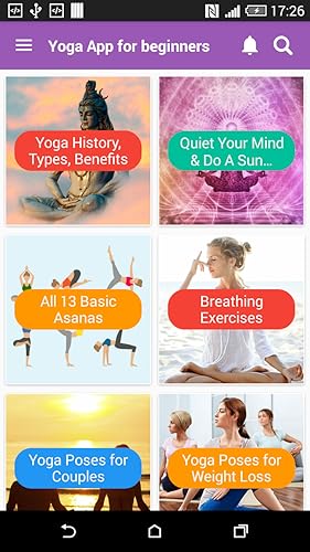 Yoga App for beginners - Basic poses & Exercises