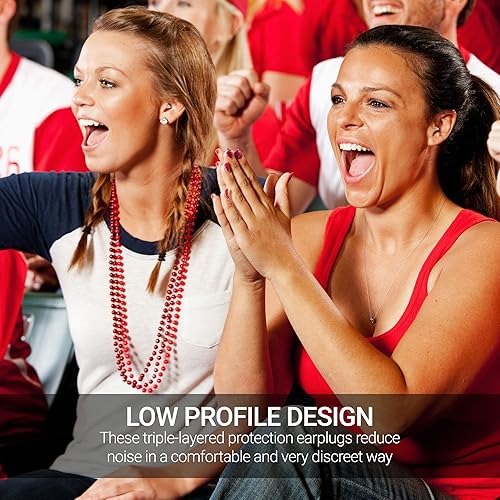 Miniatura 8 de Music Plus - Tapones para los oídos de alta fidelidad, reducción de ruido para conciertos, músicos, eventos deportivos y más, tapones reutilizables