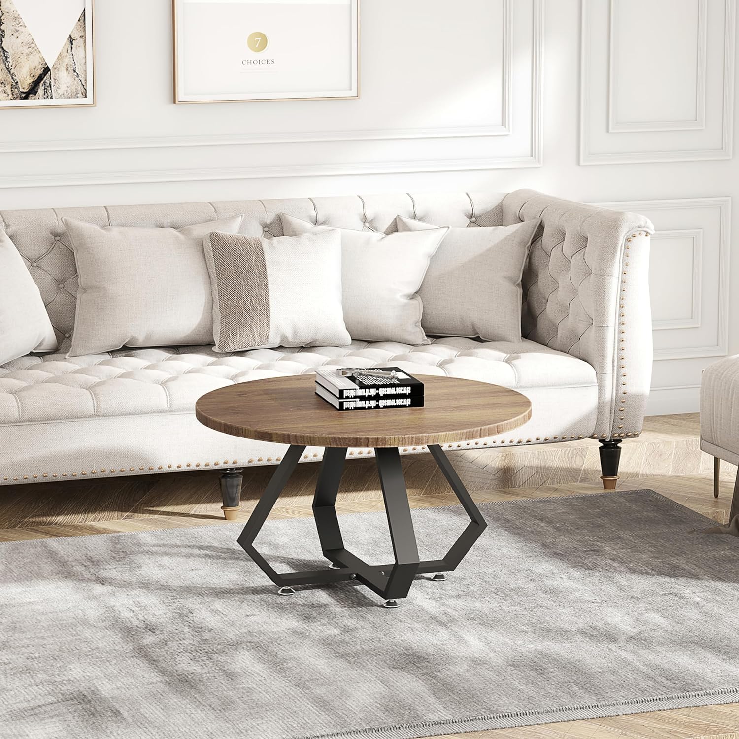 Coffee Table Legs 16 inch, Metal Table Legs Diamond Shape Black Industrial Modern Bench Chair Base Furniture Legs Desk Leg (Black)