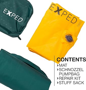 Exped Dura 3R Insulated Sleeping Pad, Cypress, Medium