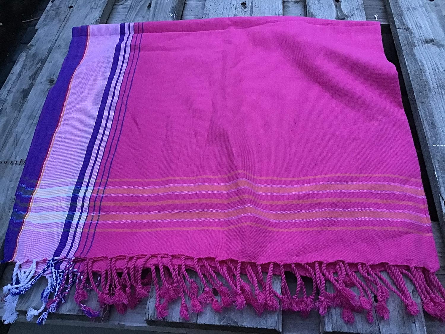 African Kikoy - Beach Kikoi Wrap/Sarong (WHITE)