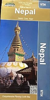 Political Map of Nepal District-Zone-Road