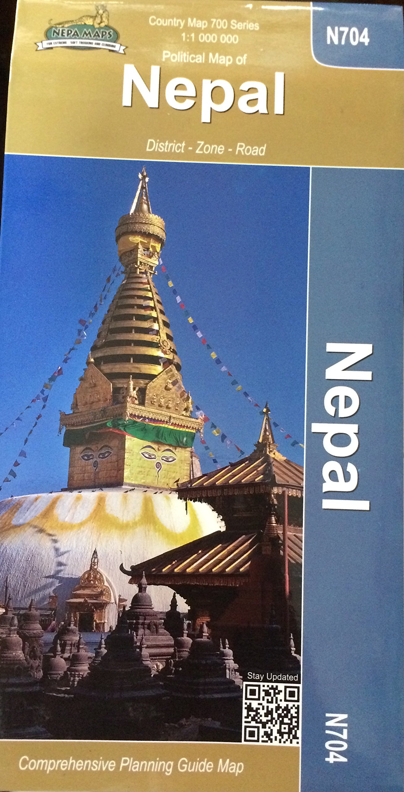 Political Map of Nepal District-Zone-Road