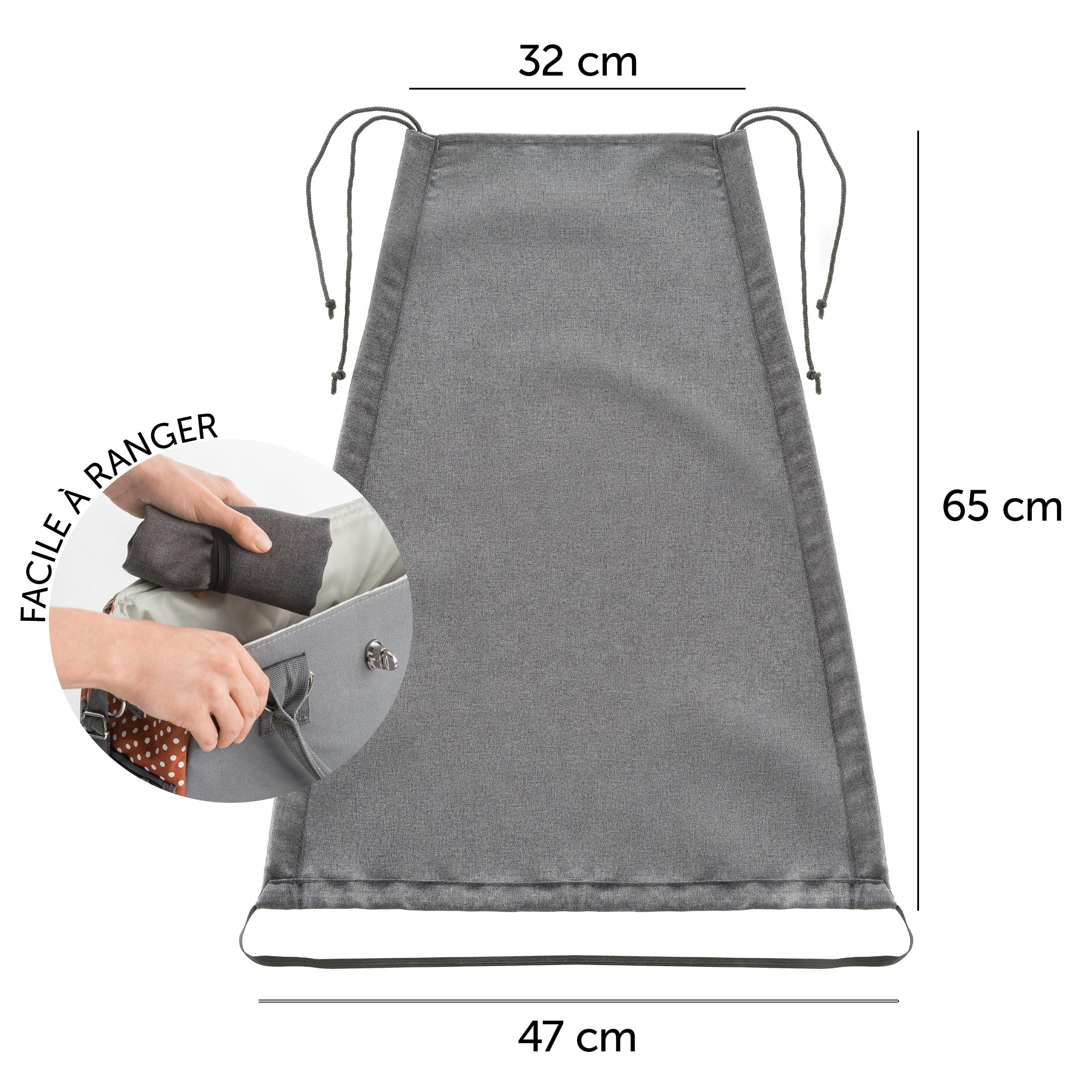 Zamboo Pare Soleil Poussette Universel Bébé – Protection UV 50+ – Voile d’ombrage Poussette avec Fonction Enroulable – Accessoire Poussette et Landau Été – Installation Facile - Gris Chiné