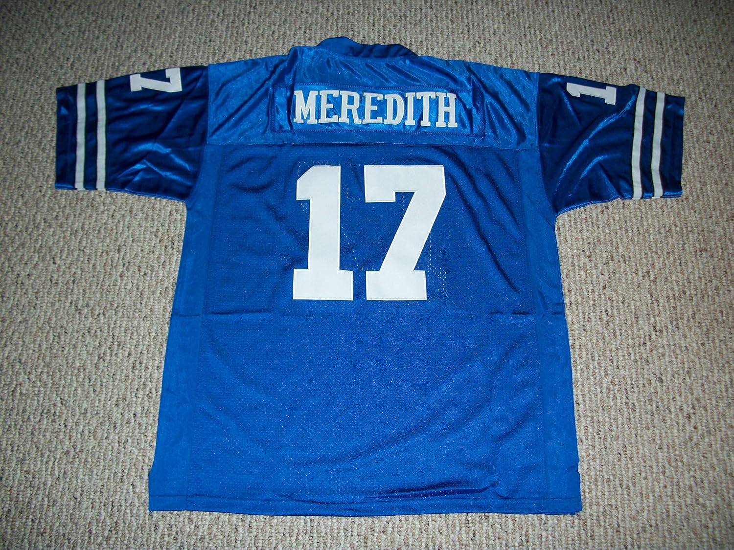 Don Meredith Jersey 17 Dallas Custom Stitched Old Style
