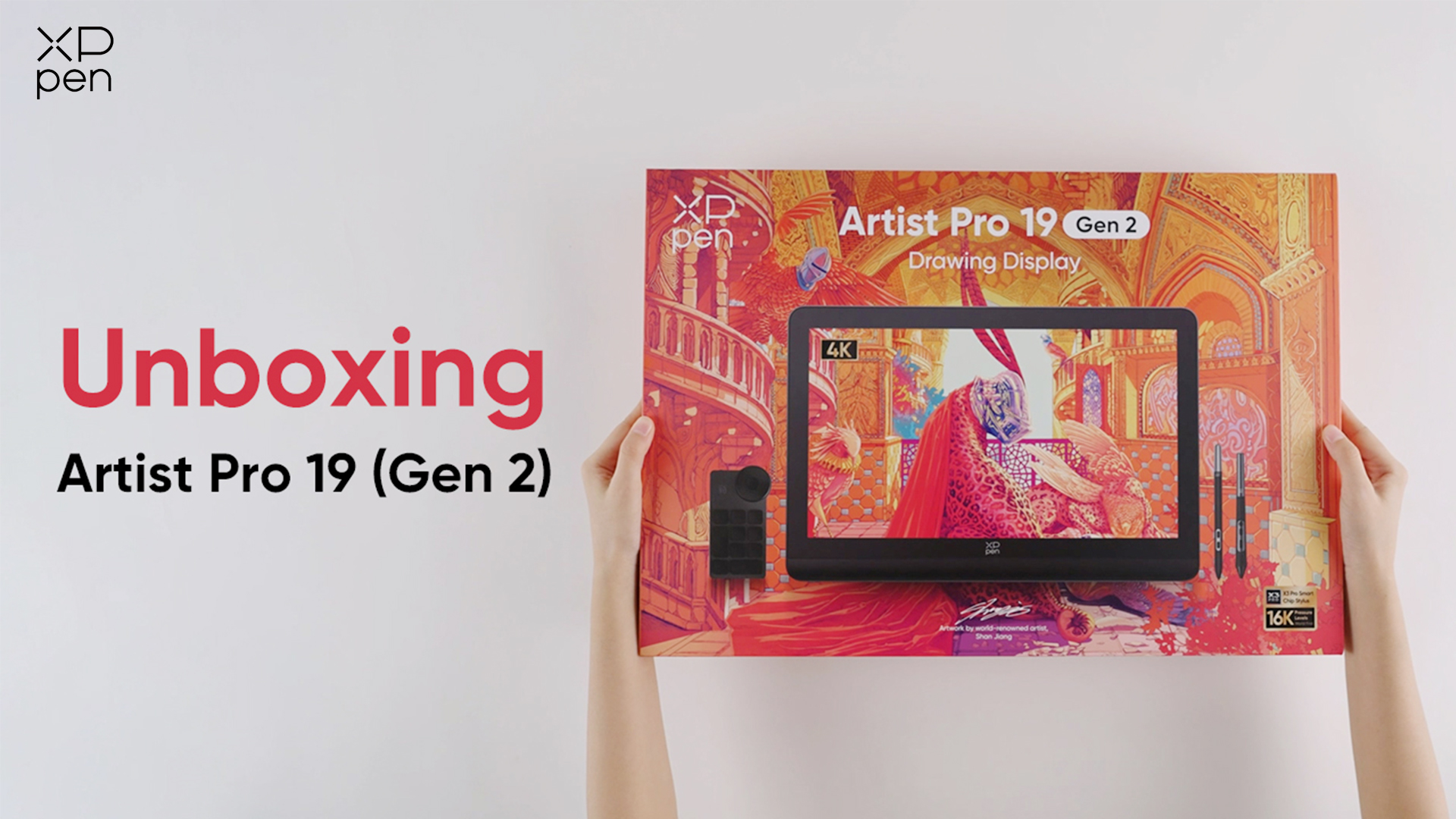 XPPen Artist Pro 19 (Gen 2) Graphics Drawing Tablet with 4K