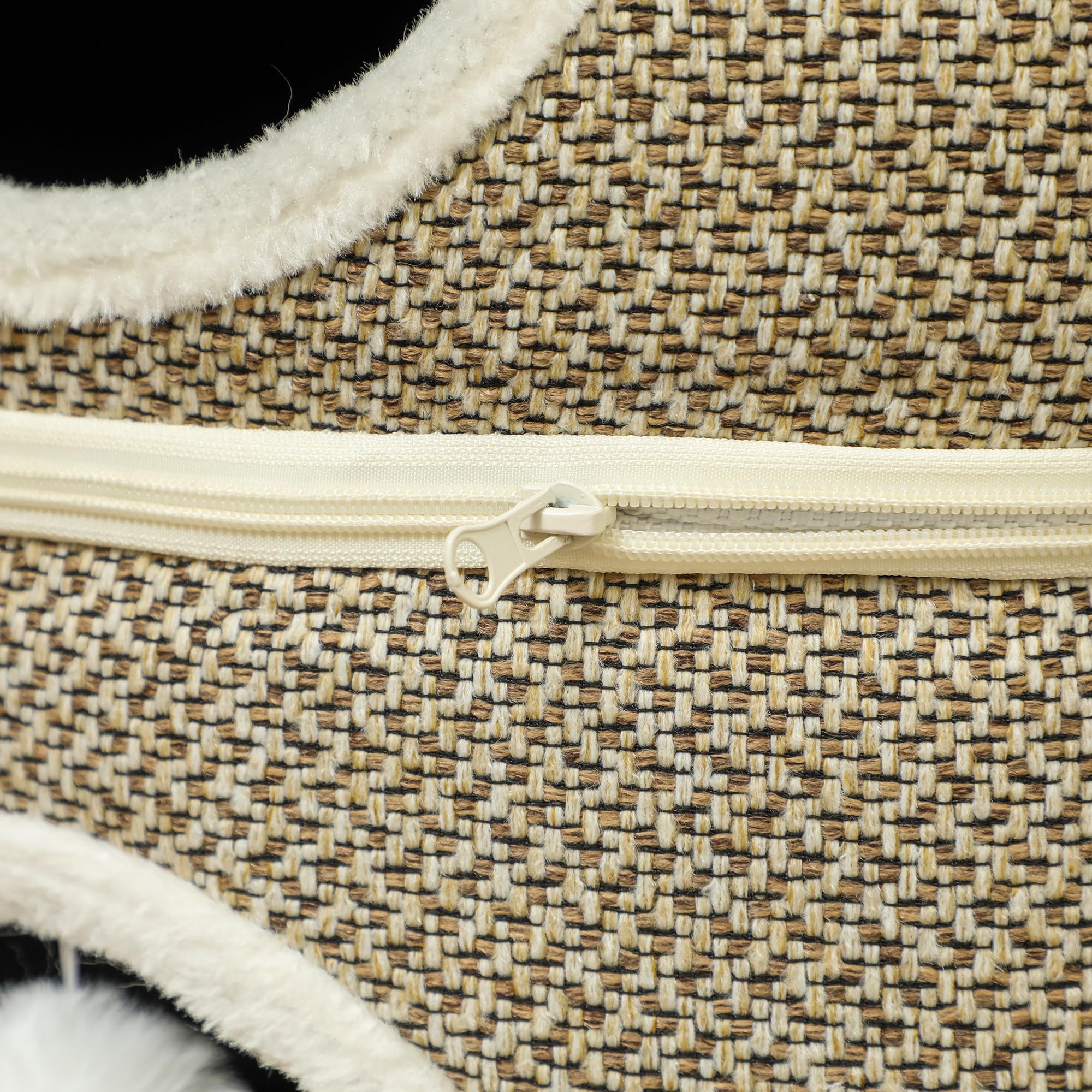 PawHut Tonneau à chat en sisal de 56 cm de haut avec grotte, arbre à chat, tour de chat, pour chat jusqu'à 5 kg, café