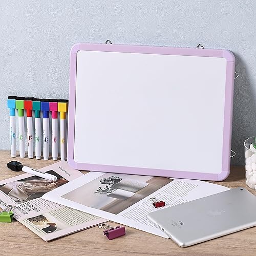 Miniatura 6 de Mr. Pen - Pizarra de borrado en seco, 12.5 x 9.5 pulgadas con 8 marcadores de borrado en seco y 2 imanes de tablero, pizarra blanca de borrado en