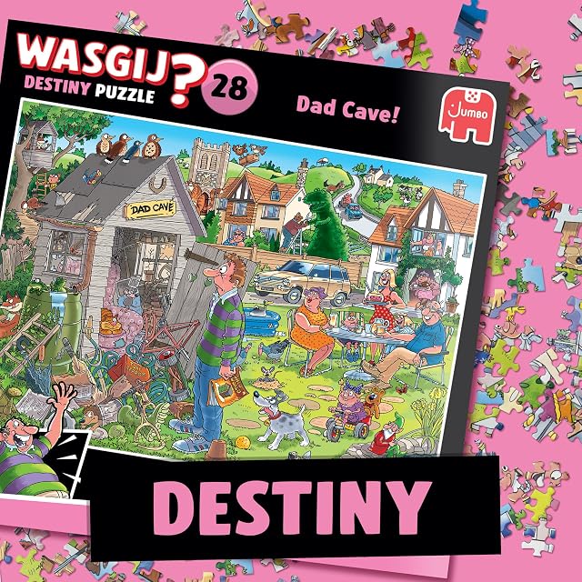 Foto 3 de 8 de Wasgij Destiny 28 - ¡El trastero de Papá! - Dad Cave! - Puzzle Adulto - Puzzle Humorístico