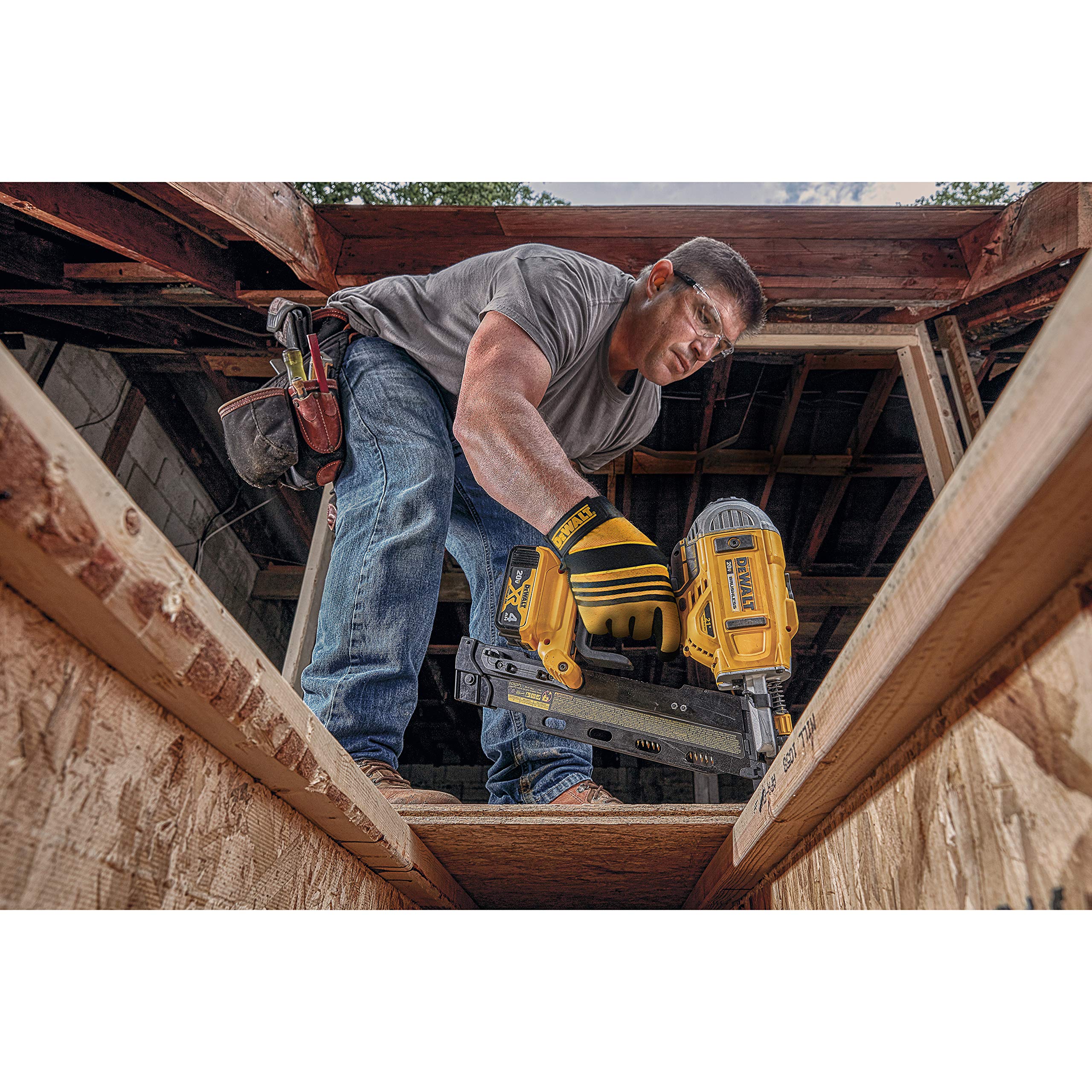 DEWALT DPG201M DPG201 Guantes, Amarillo/Negro, M