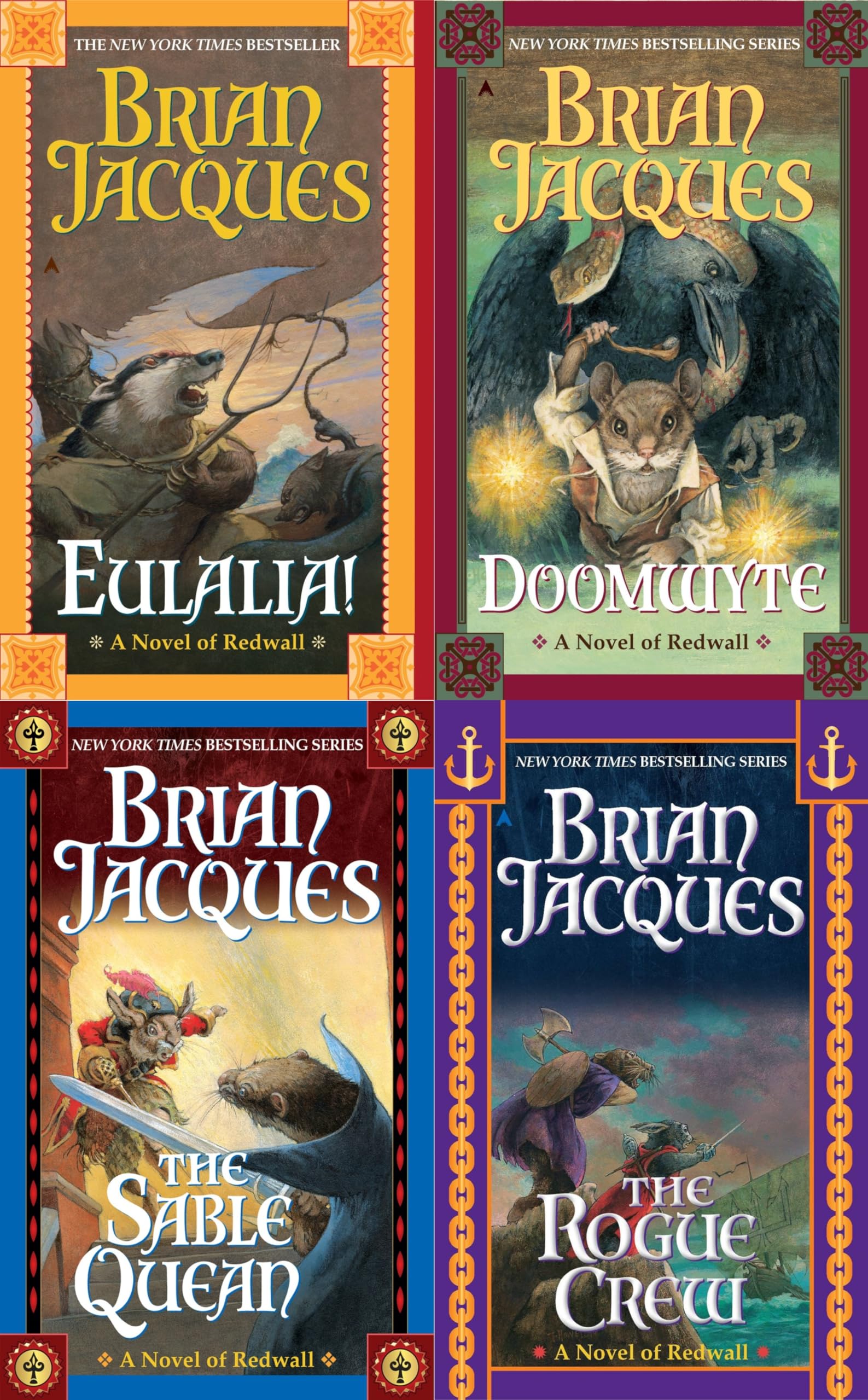 Brian Jacques Redwall Series Set ( 19- 22 )
