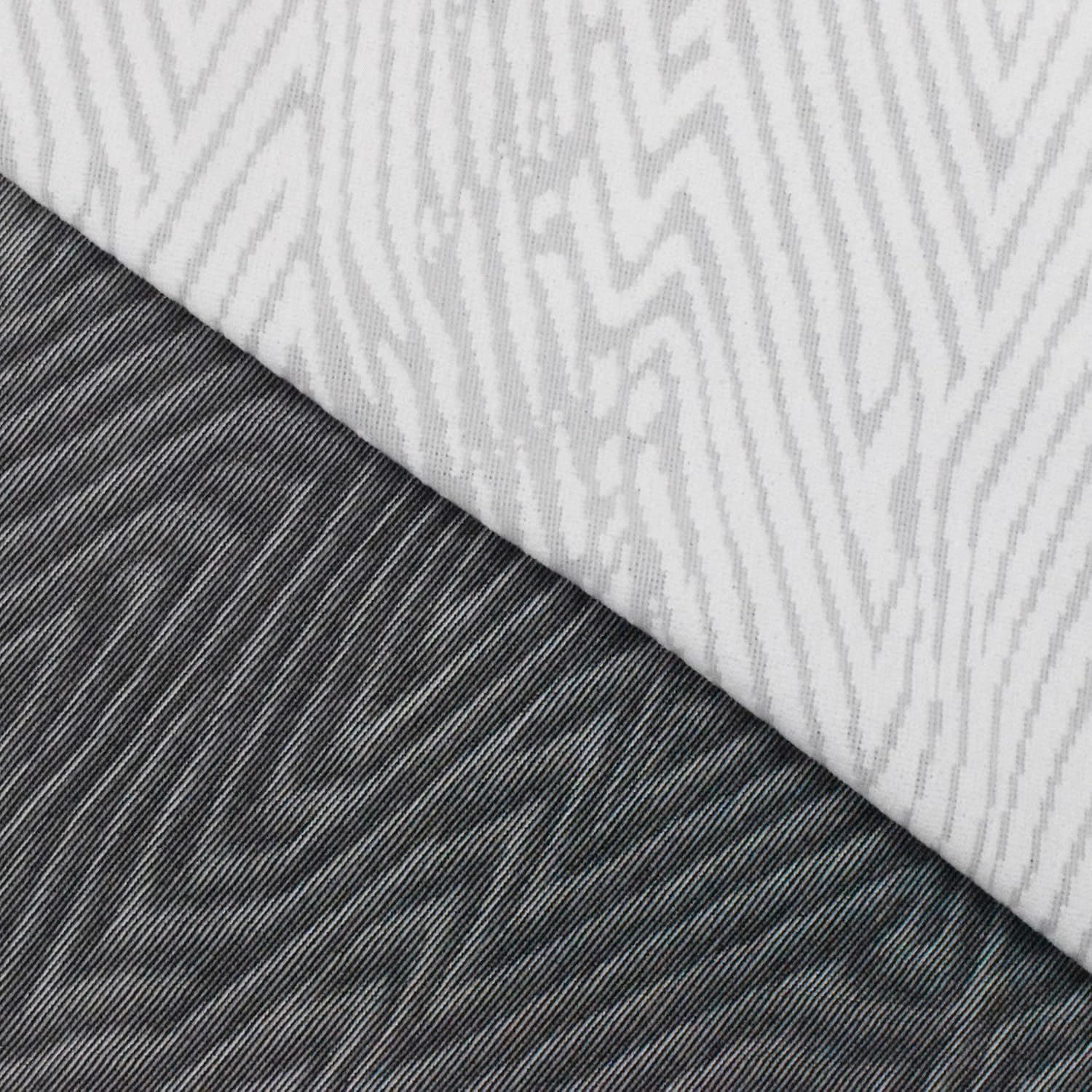 White-Gray-Black Famous Maker Zebra Yoga Activewear Stretch Fabric by The Yard, 3yd Length