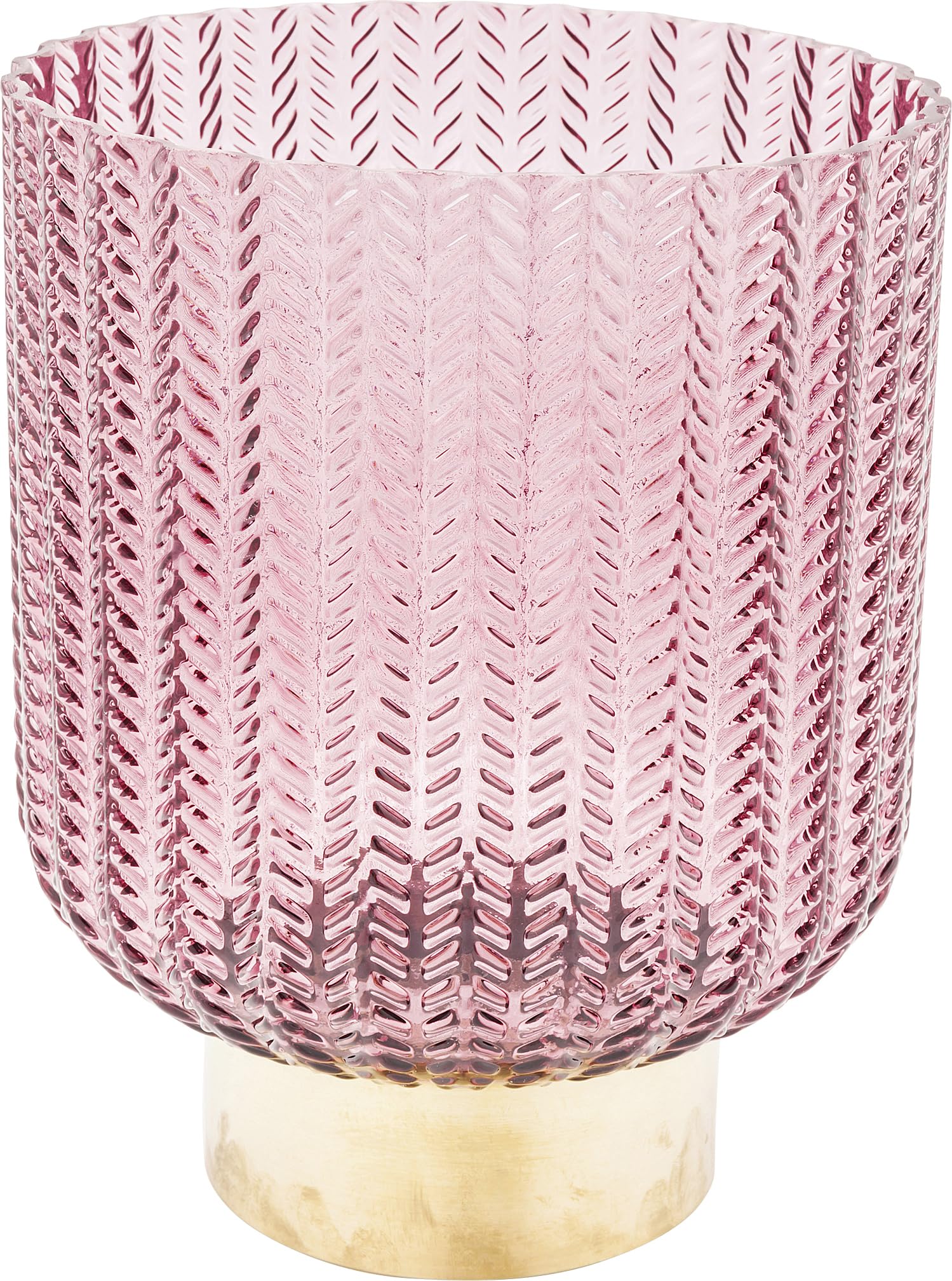 Kare Design Vase Barfly Berry, Rose et Or, Verre, Pour Fleur, Arrangements Floraux, Decoratif, Deco Intérieur, Décoration Chambre, Salon, Couloir, Cadeau, 25x18x18cm