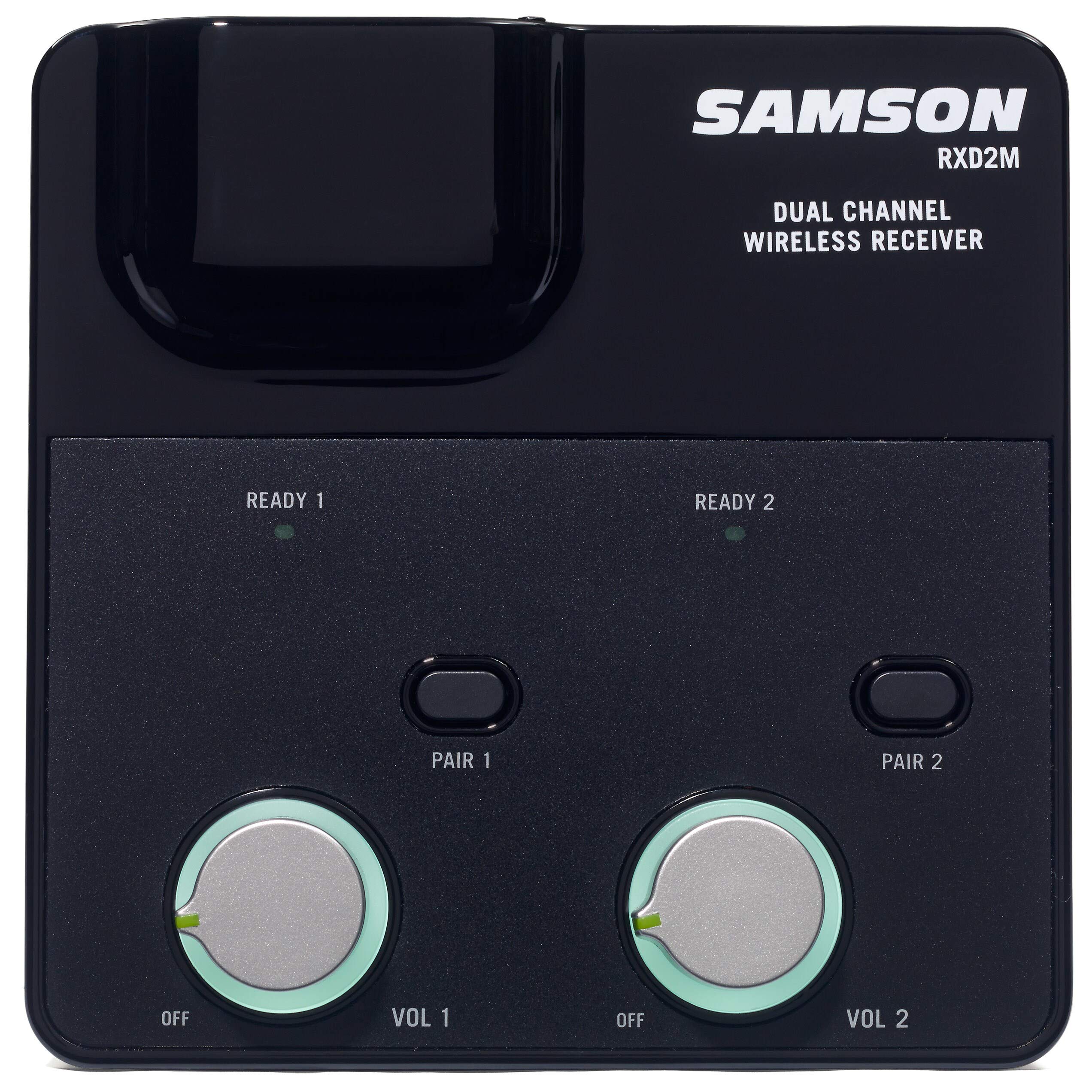 SAMSON XPD2m - 2.4 GHz Digitales Handheld-Funkmikrofon-System dual-Channel – 20 h Akku, 30 m Reichweite, für PA, Bühne & Live-Vorträge