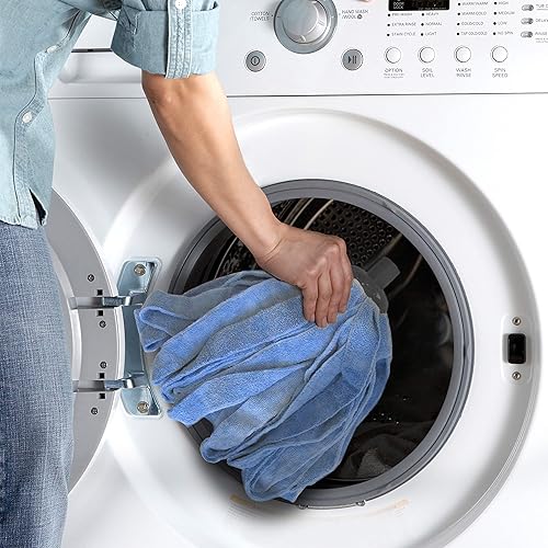 Miniatura 6 de O-Cedar Repuesto de trapeador de tela de microfibra, azul (paquete de 2)