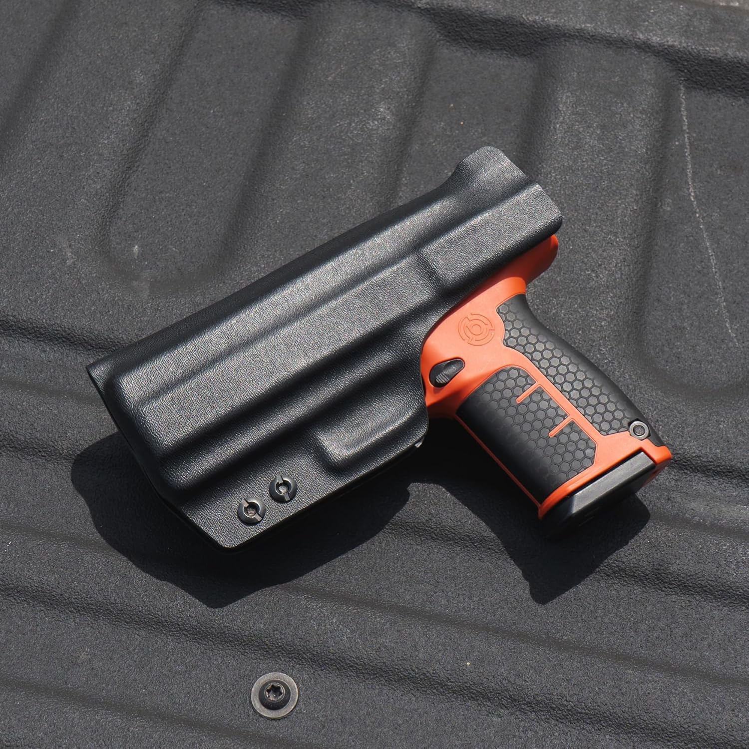 Clip & Carry IWB Kydex Holster for The BYRNA LE/XL Non-Lethal Pepper Launcher - Inside The Waistband Carry - Audible Click Retention - USA Veteran Made