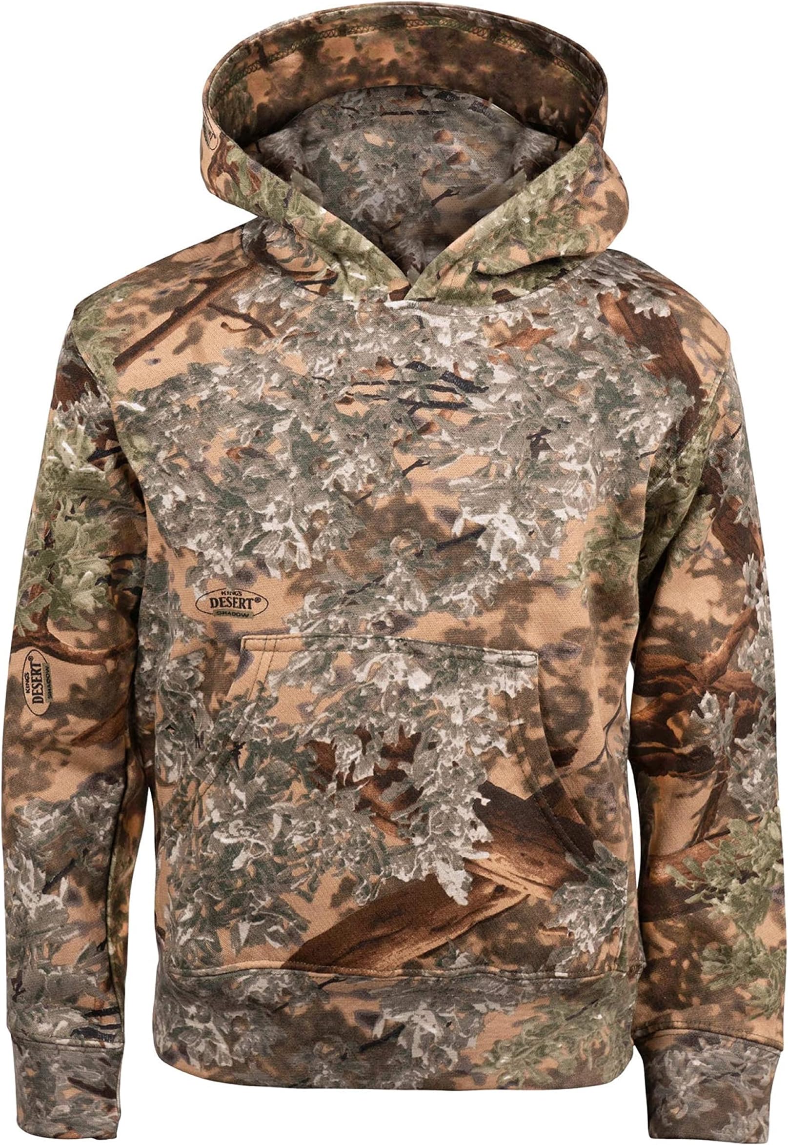 KCK215 Kids Classic Hunting Cotton/Poly Blend Camo Pullover Hoodie