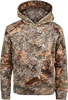 King's Camo Boys' Kck215 Kids Classic Hunting Cotton/Poly Blend Camo Pullover Hoodie
