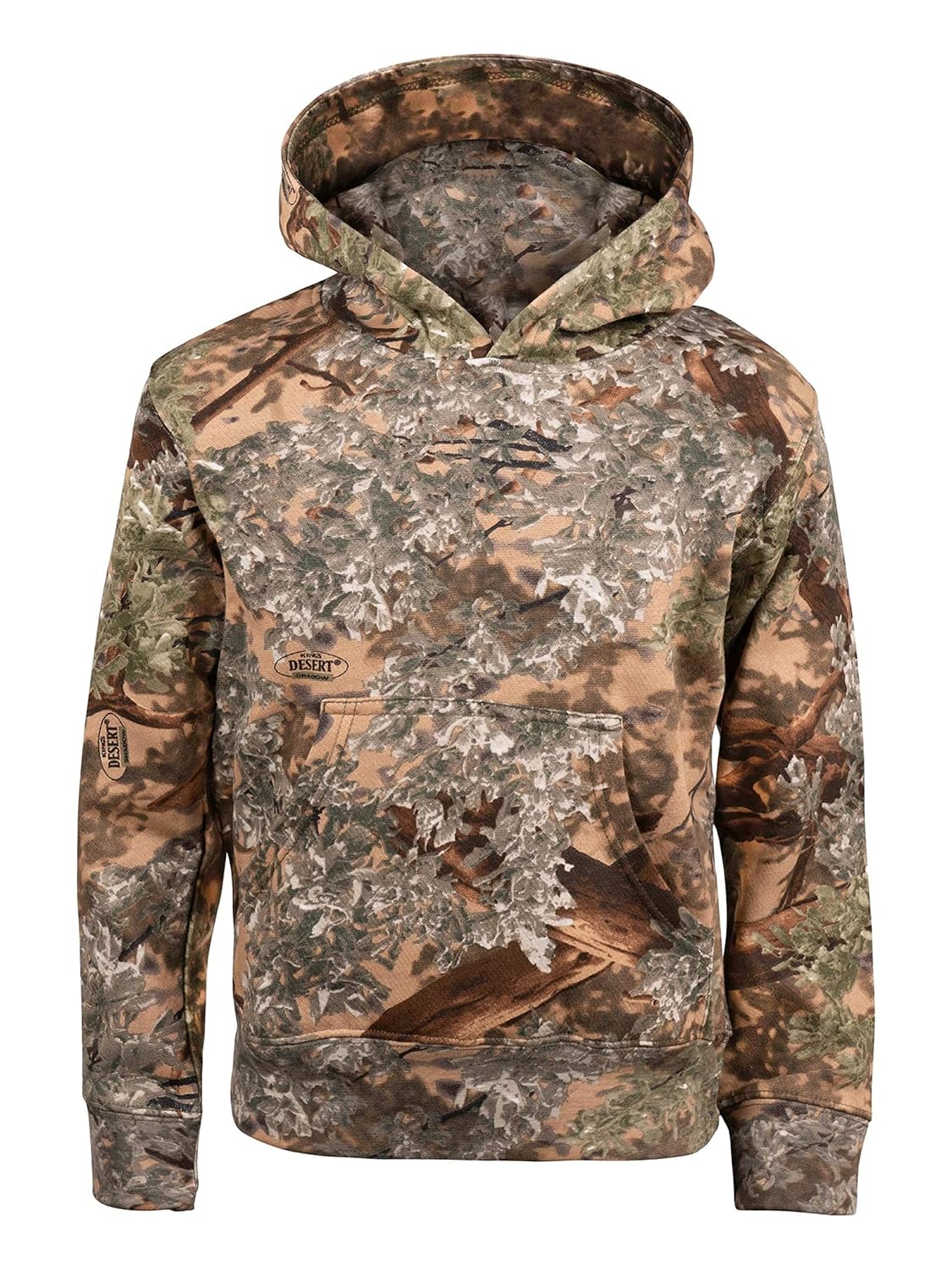 King's Camo Boys' Kck215 Kids Classic Hunting Cotton/Poly Blend Camo Pullover Hoodie - Review, Price and Buying Guide