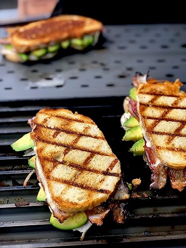 Miniatura 6 de GrillGrate - Juego de cinco paneles de 17 pulgadas (entrelazado) + GrateTool (17 pulgadas de largo x 25.5 pulgadas de ancho)