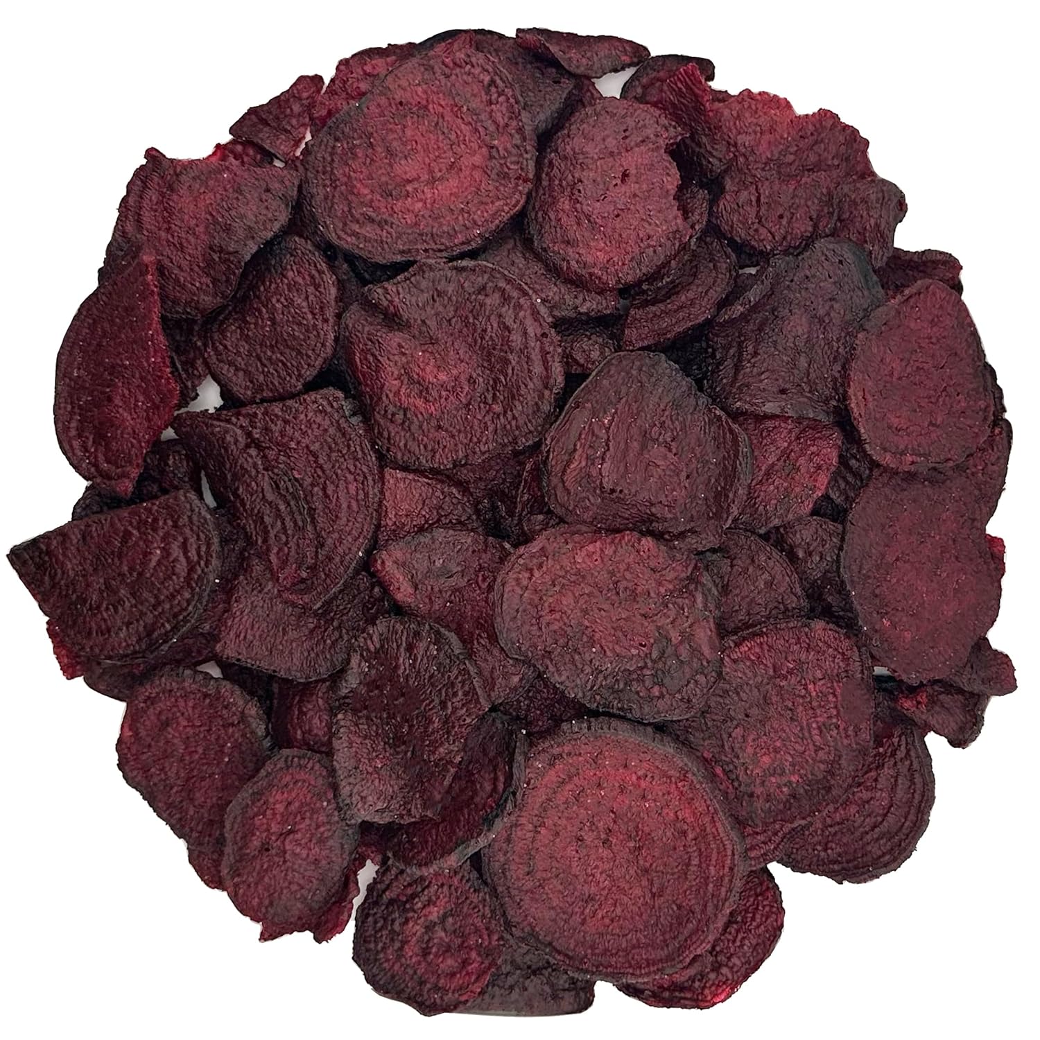 Fried Beets, Sea-Salted Beet Chips, No Color or Sugar Added, Natural, Bulk 2.2 Lb,