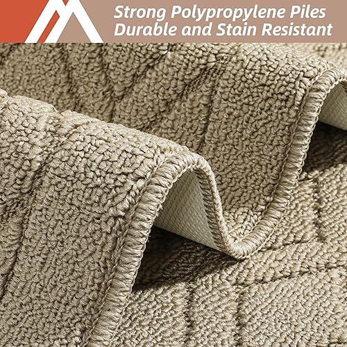 Miniatura 3 de COSY HOMEER Tapete de cocina antideslizantes, absorbentes para el piso, alfombra de cocina lavable, tapete de pie para fregadero, alfombra de