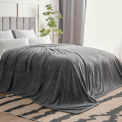 Miniatura 118 de BEDELITE Fleece Blanket White Throw Blanket for Couch & Bed, Luxury Plush Cozy Fuzzy Blanket 50" x 60", Super Soft Warm Lightweight Throw Blanket