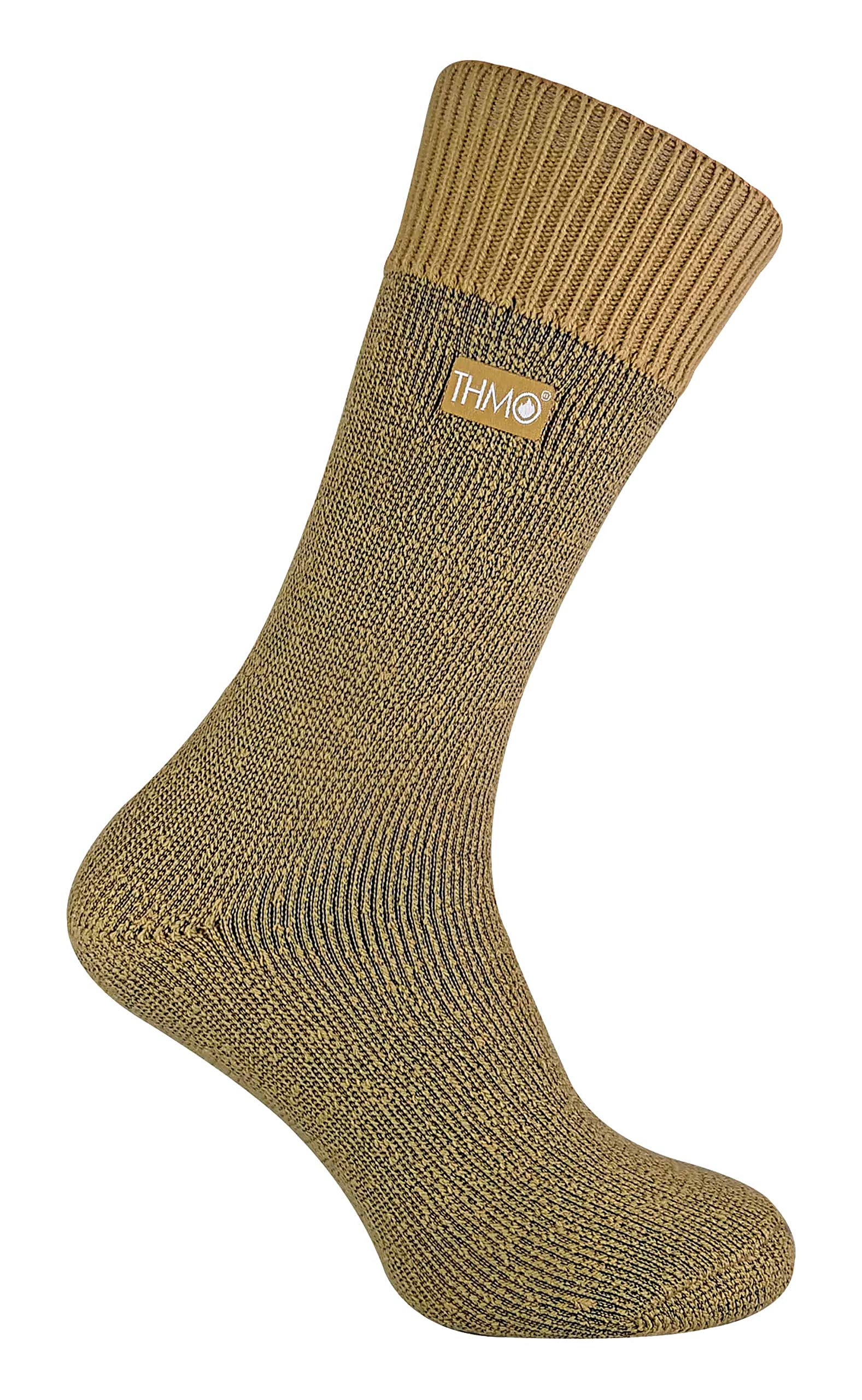 Thmo Men's 31 Beige - 1 Pair Thick Winter Warm Thermal Socks With Comfort Top & Smooth Toe Seam (6-11 Uk, )
