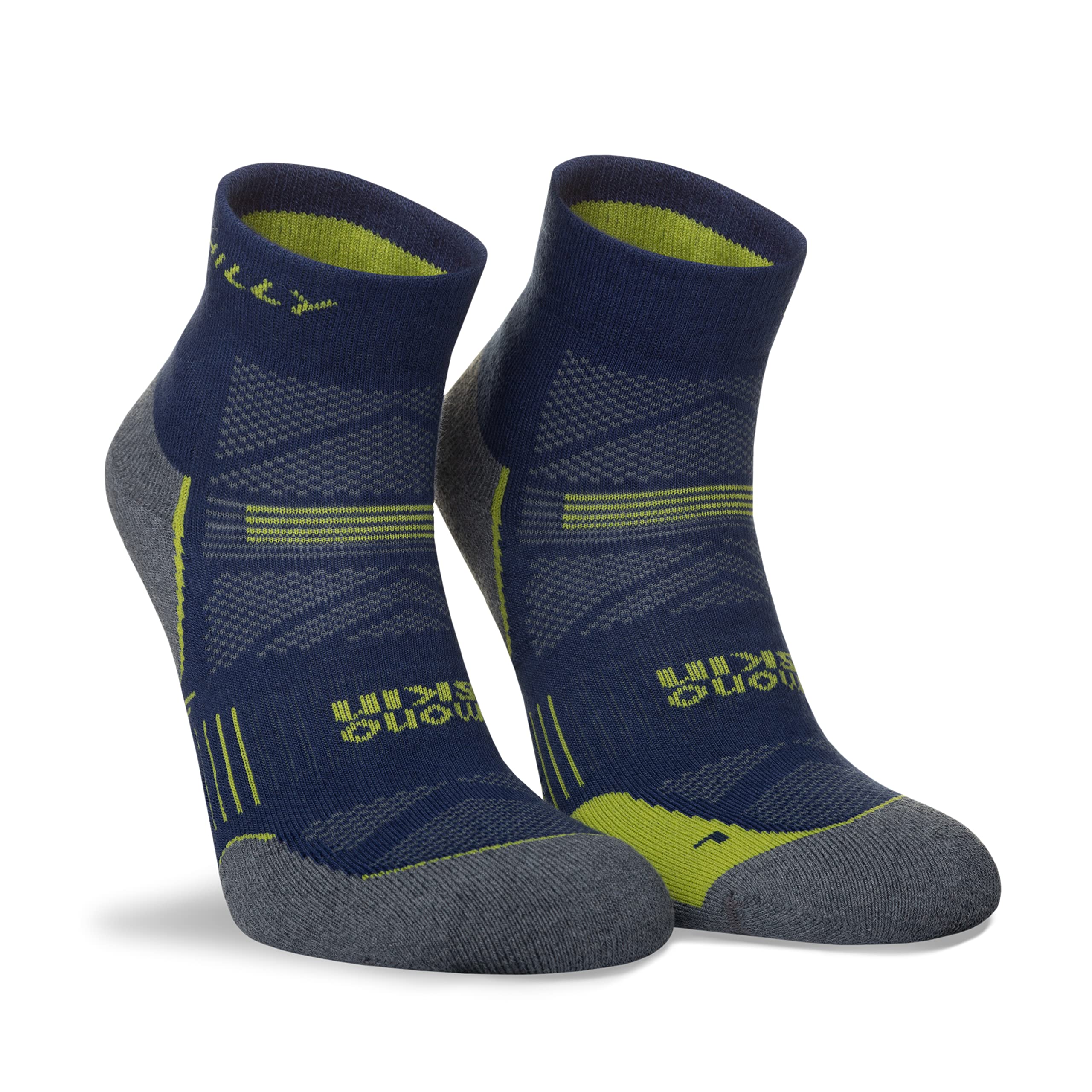 Hilly Running Socks Supreme Anklet, Midnight/Grey Marl, M EU