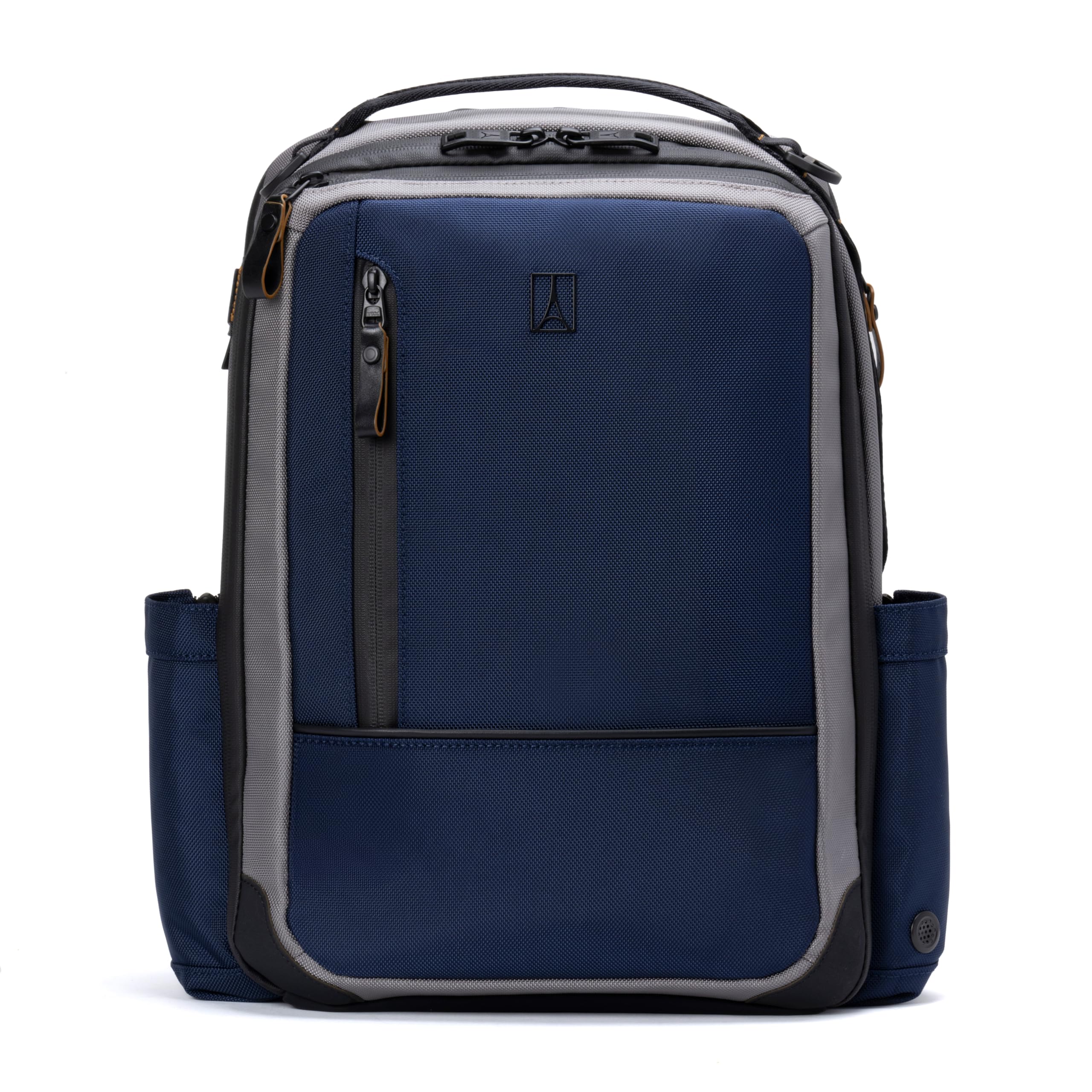 Travelpro Altitude Slim Expandable Travel Laptop Backpack 20-24L, 16 Inch Laptop, Water Resistant, Work, Business, Men and Women, Stellar Navy/Grey