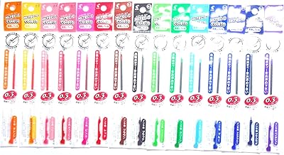 Pilot Hi-Tec-C Coleto Gel Ink Pen Refill 0.3mm, 15-color Set(Japan Import) [Komainu-Dou Original Package]