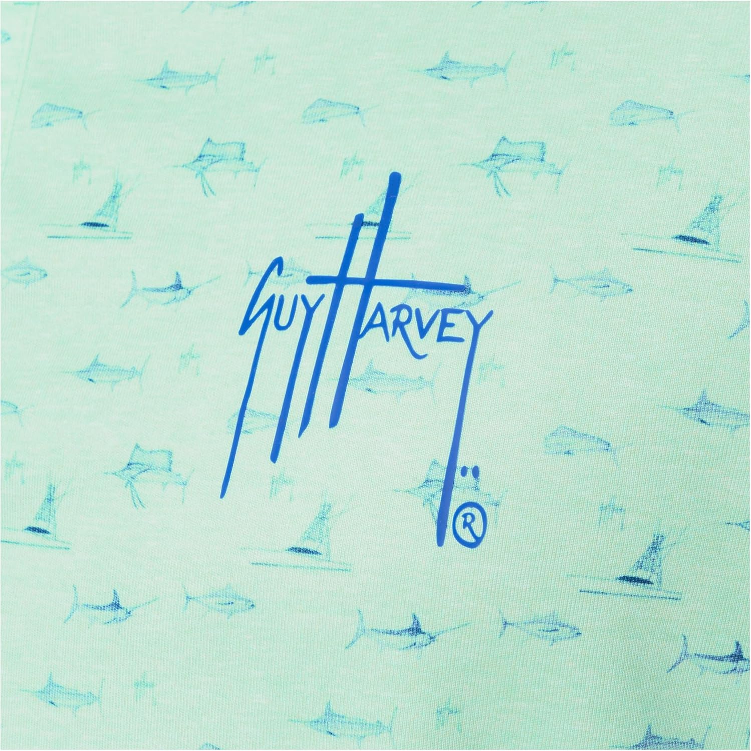 Guy Harvey Men’s Performance Recycled Polyester Short Sleeve Polo Shirt