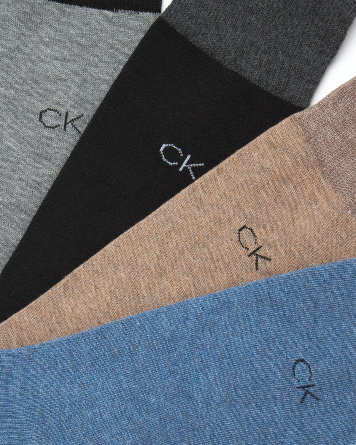 Calvin Klein Mens Dress Socks - 8 Pack Soft Cotton Blend Work Crew Socks for Men for Casual Business & Formal Wear - Image 4