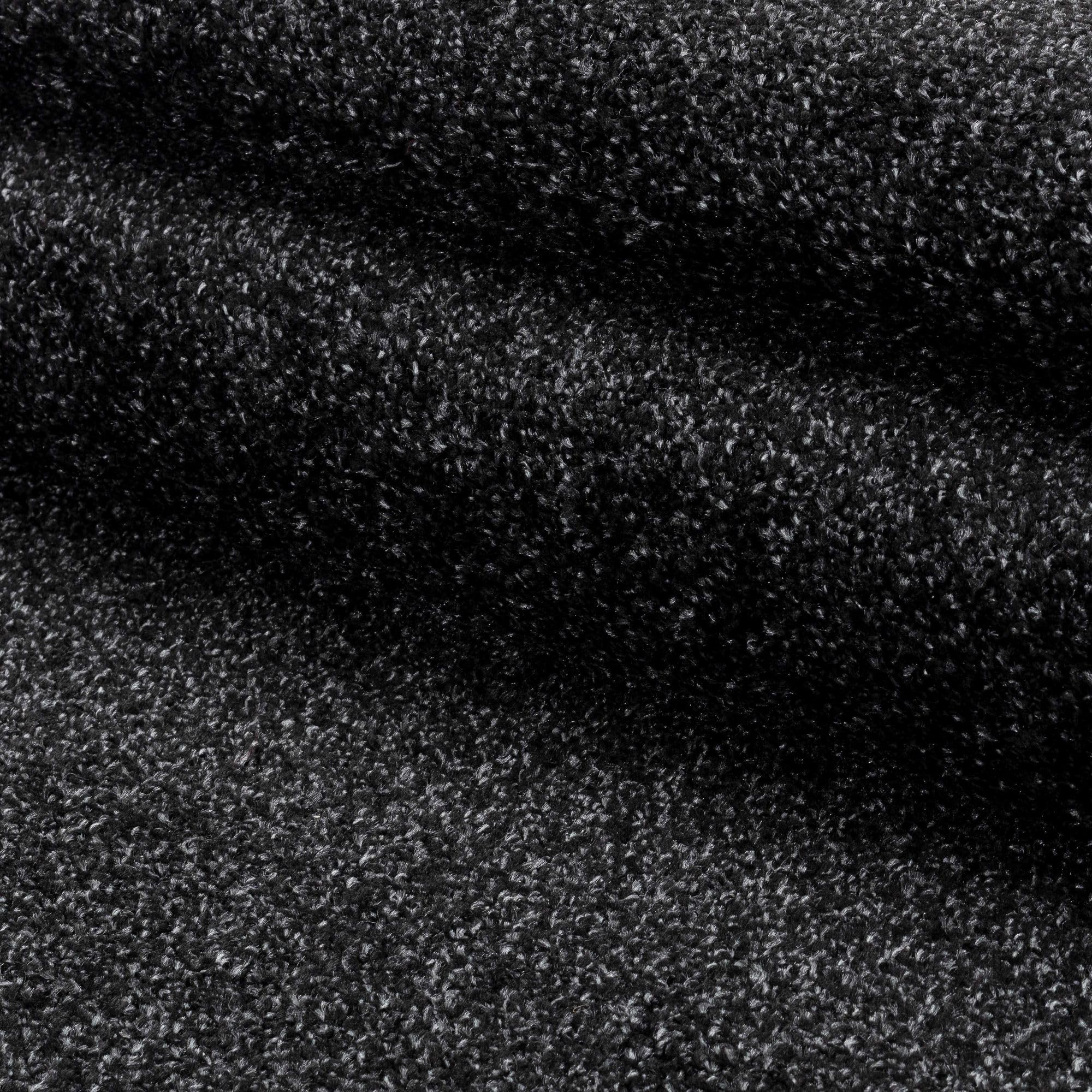 Carpetsale24 Tapis Salon Uni Anthracite Moderne Tapis pour Chambre d'enfant, Chambre à Coucher, Bureau, Couloir et Cuisine Tapis 140 x 200 cm