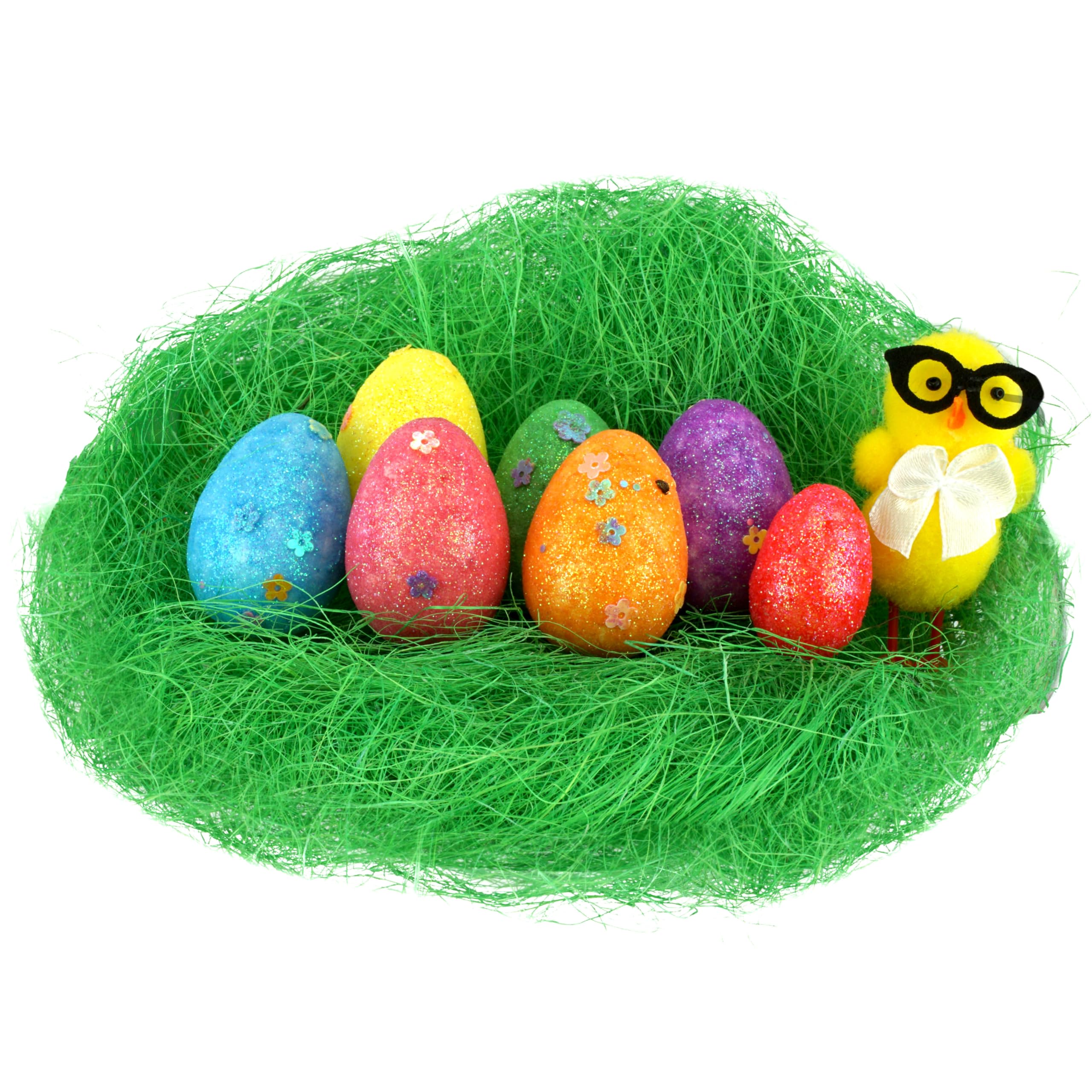 Ricluck 300g Erba Pasquale Colorata In Carta Riciclabile - 6 Colori Per Cesti Regalo, Confezioni E Decorazioni Di Pasqua - 3
