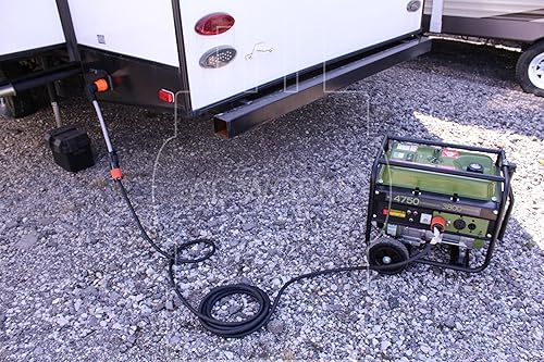 Miniatura 6 de AC WORKS Adaptador desmontable marino RV de 50 amperios (14-50P 50A hoja recta Plug-Compacto)